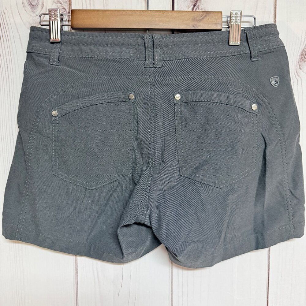 KÜHL Women’s Trekr Shorts Size 6 Charcoal Gray Hiking EUC - Picture 3 of 13